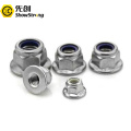 Nylon Insert Hex Flange Lock Nuts Self-lock Nuts